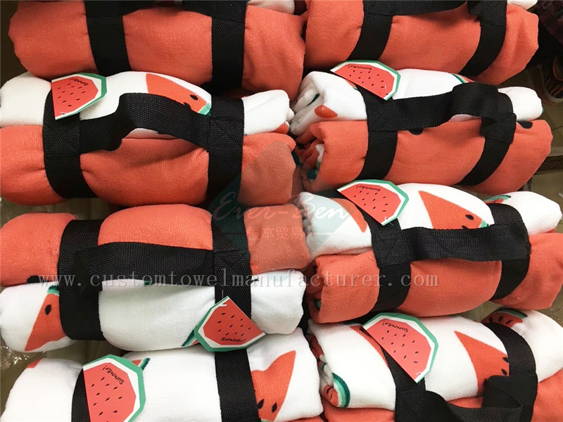 China Bulk beach towels Wholesale Company wholesale Bespoke Printing Pattern Beach Towels Supplier